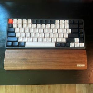 Keychron K2 Mechanical Bluetooth RGB Keyboard w/ wooden palm rest